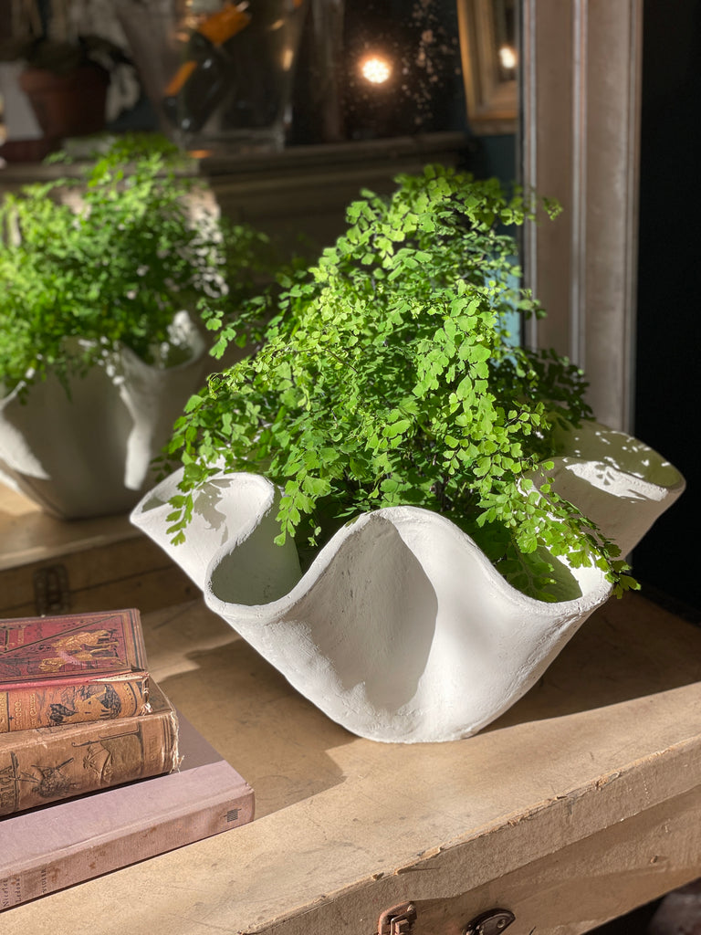 Hand-Cast Stone Paris Bowl Planter