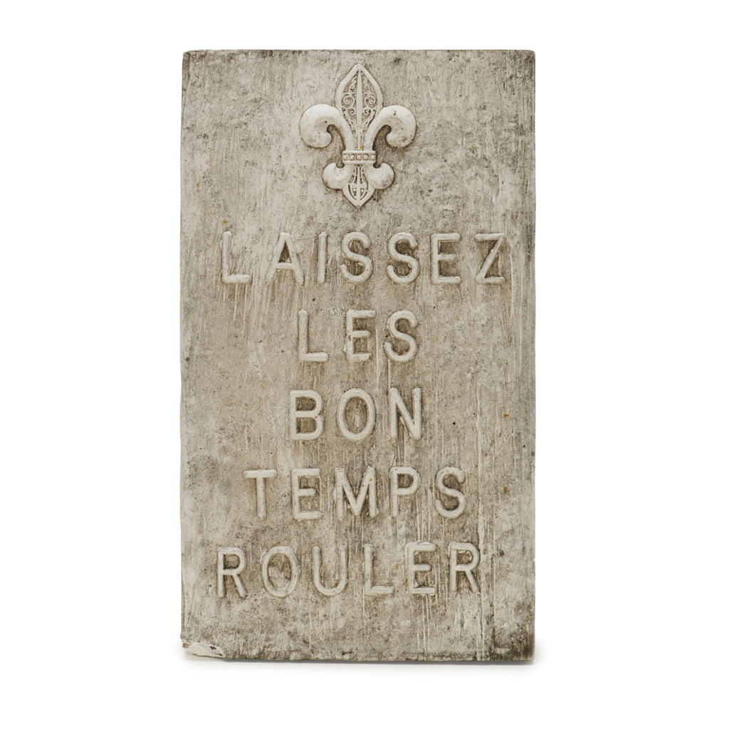 Laissez Les Bon Temps Rouler Plaque