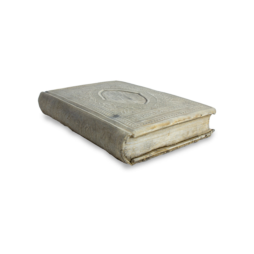 Cast Stone Book - Medium Scott's Poetic Works