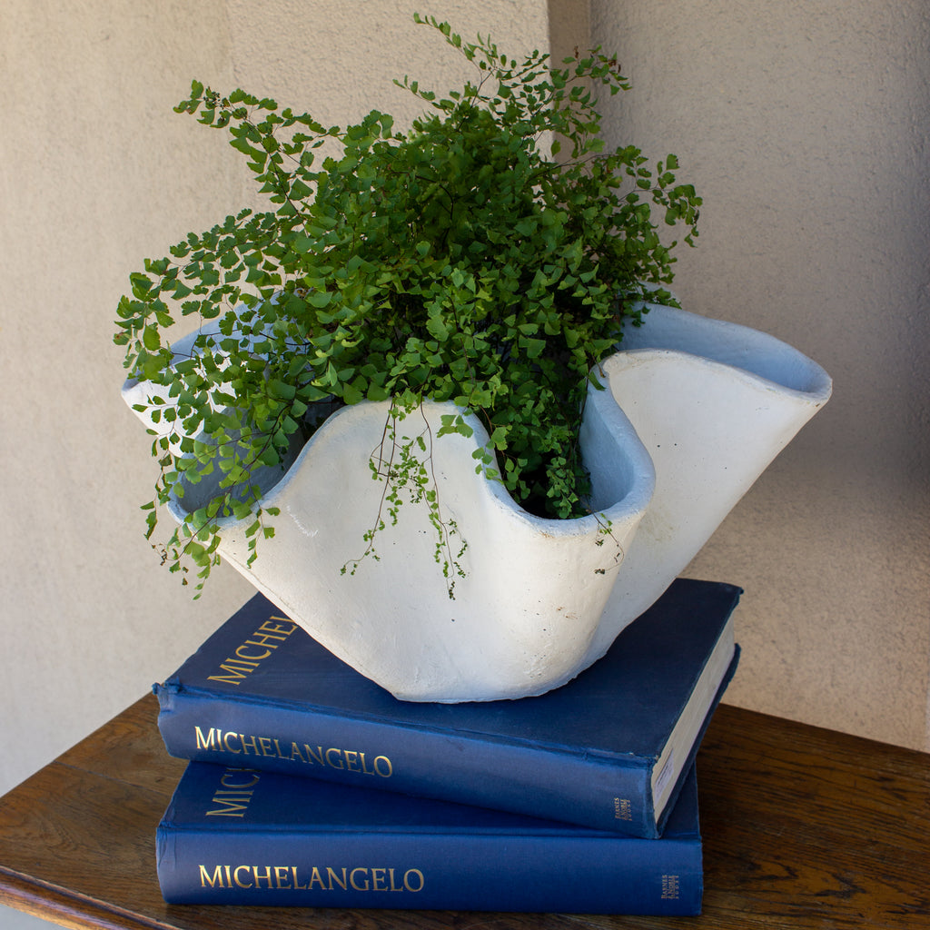Hand-Cast Stone Paris Bowl Planter