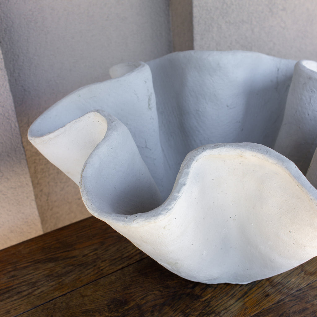 Hand-Cast Stone Paris Bowl Planter