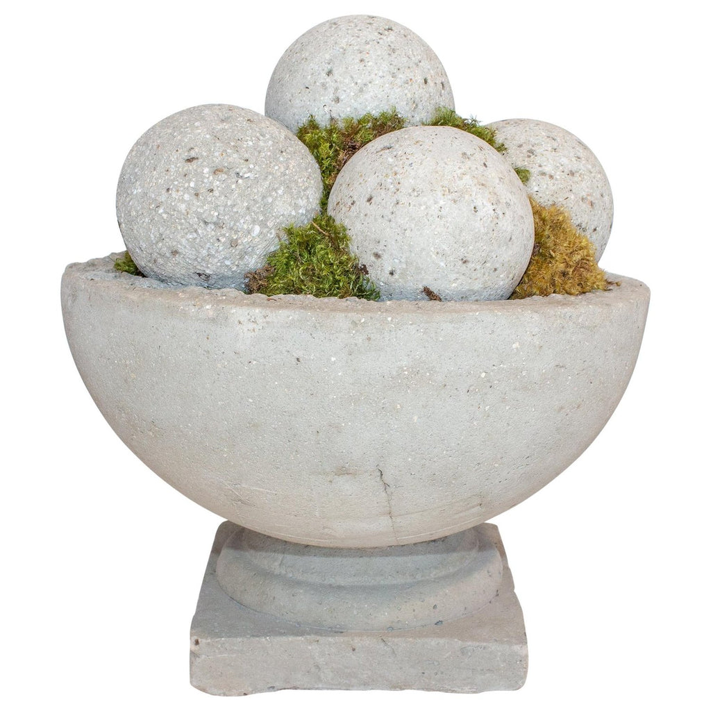 Hand Cast Hypertufa & Moss Centerpiece