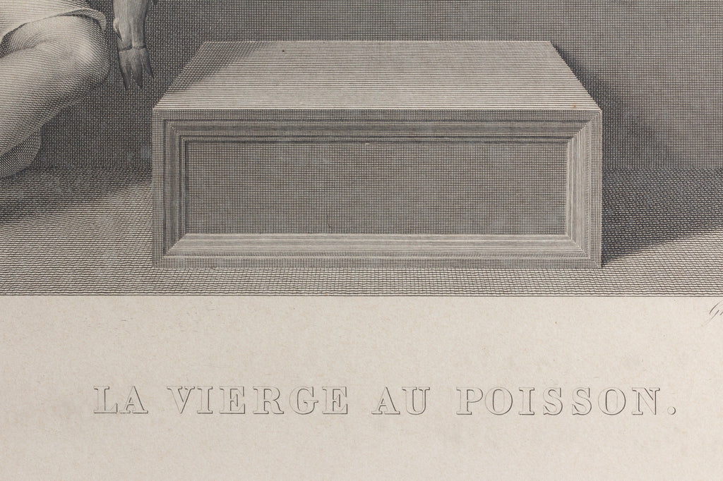 Antique Raphael Etching found in Florence, Italy