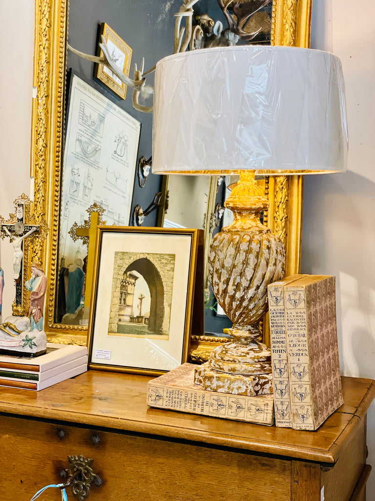 Helette Distressed Table Lamp