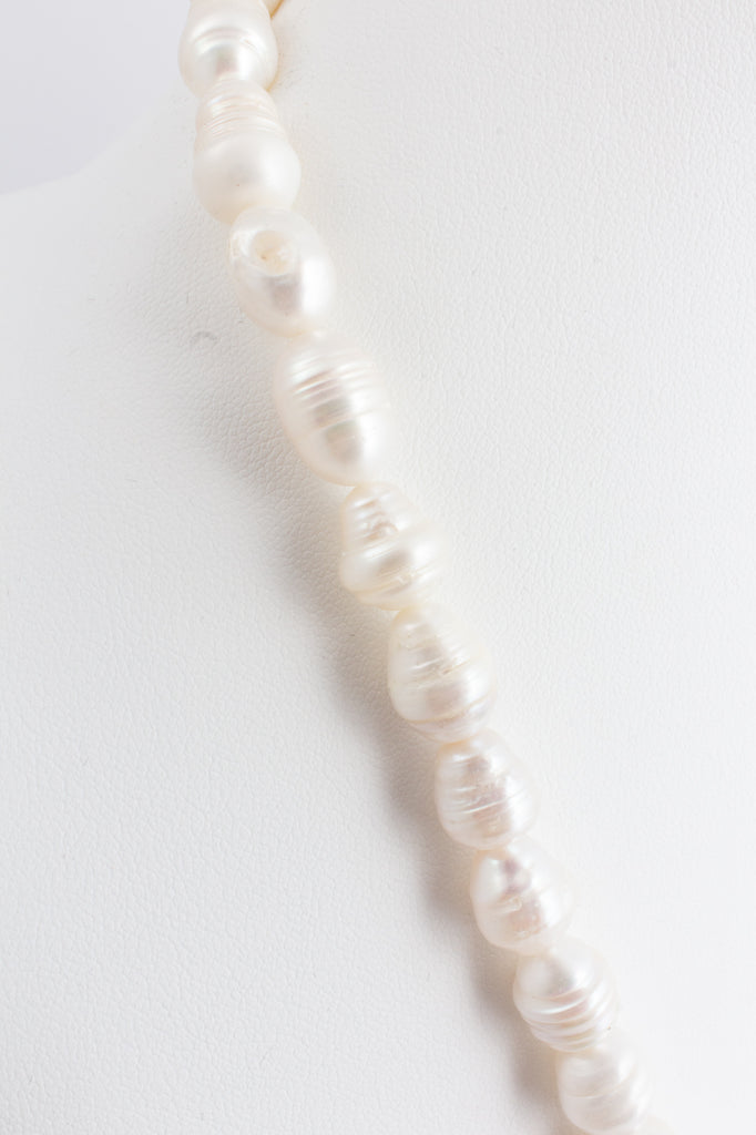 Handmade Pearl & Coral Hamsa Pendant Statement Necklace from Istanbul