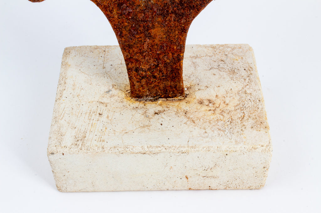 Iron Leaf in Cast Stone Decor