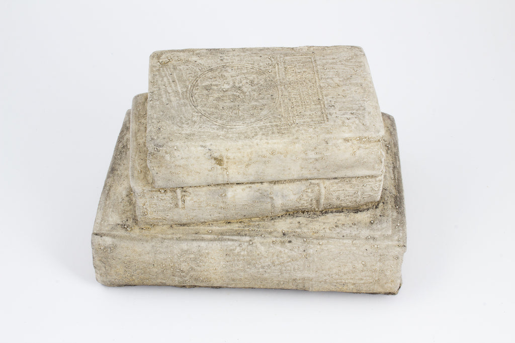Cast Stone Book - Stack of Books