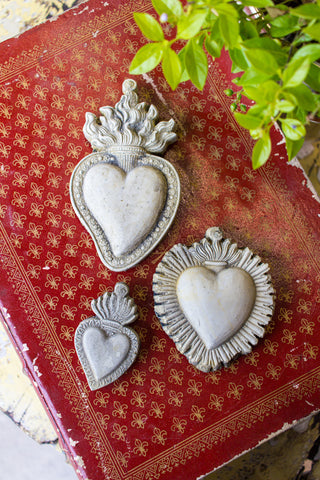 Cast Stone Sacred Hearts | Three Styles