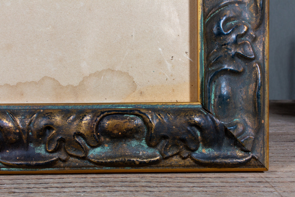 Framed Antique French Religious Print