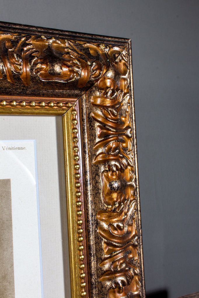 Framed European Religious Print