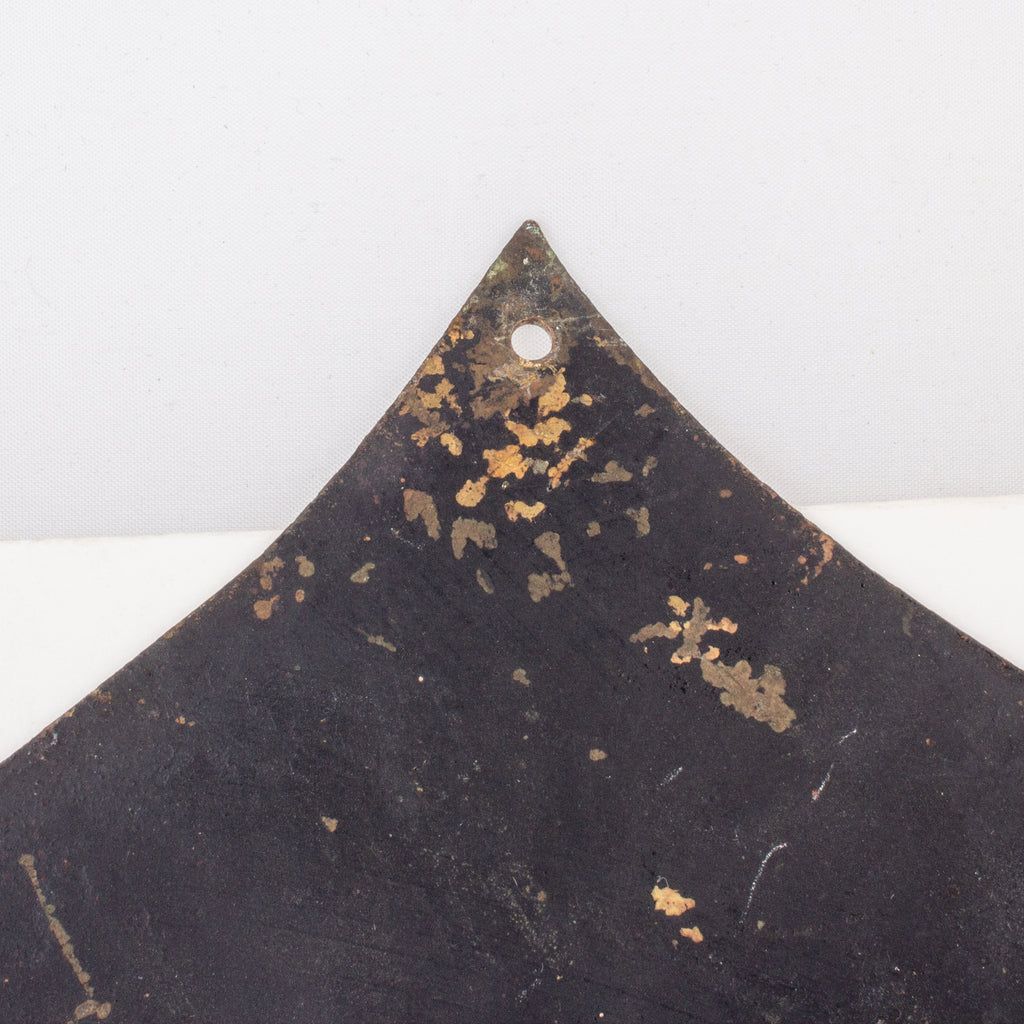 Pair of Antique Religious Paintings on Metal Found in France