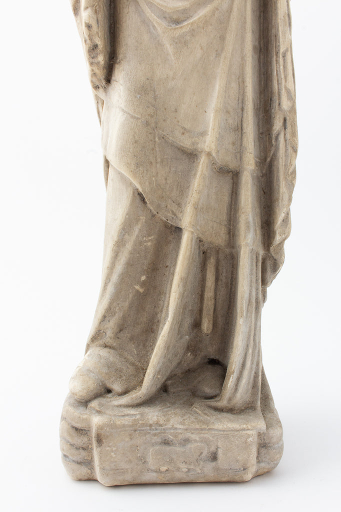Antique French Religious Statue