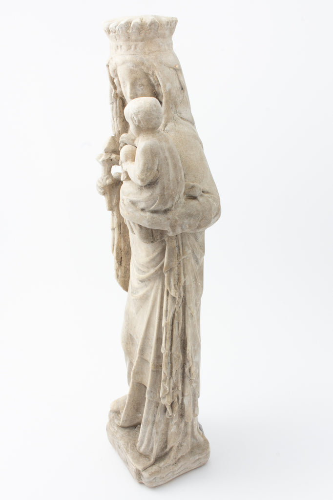 Antique French Religious Statue