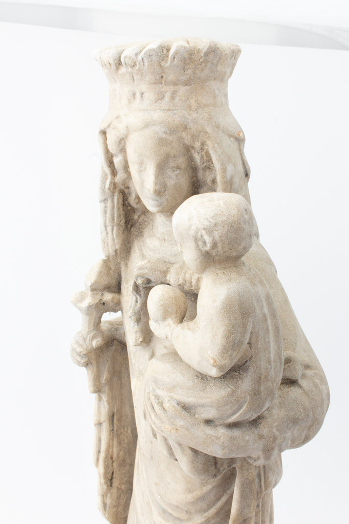 Antique French Religious Statue