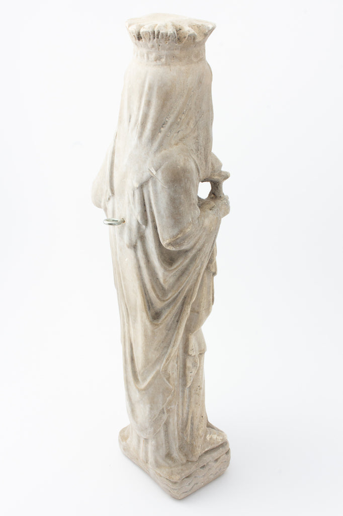 Antique French Religious Statue