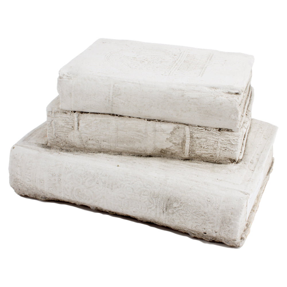Cast Stone Book - Stack of Books