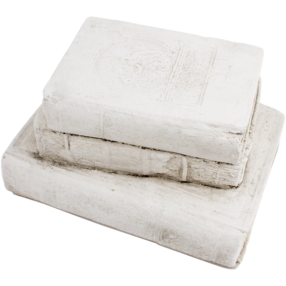 Cast Stone Book - Stack of Books