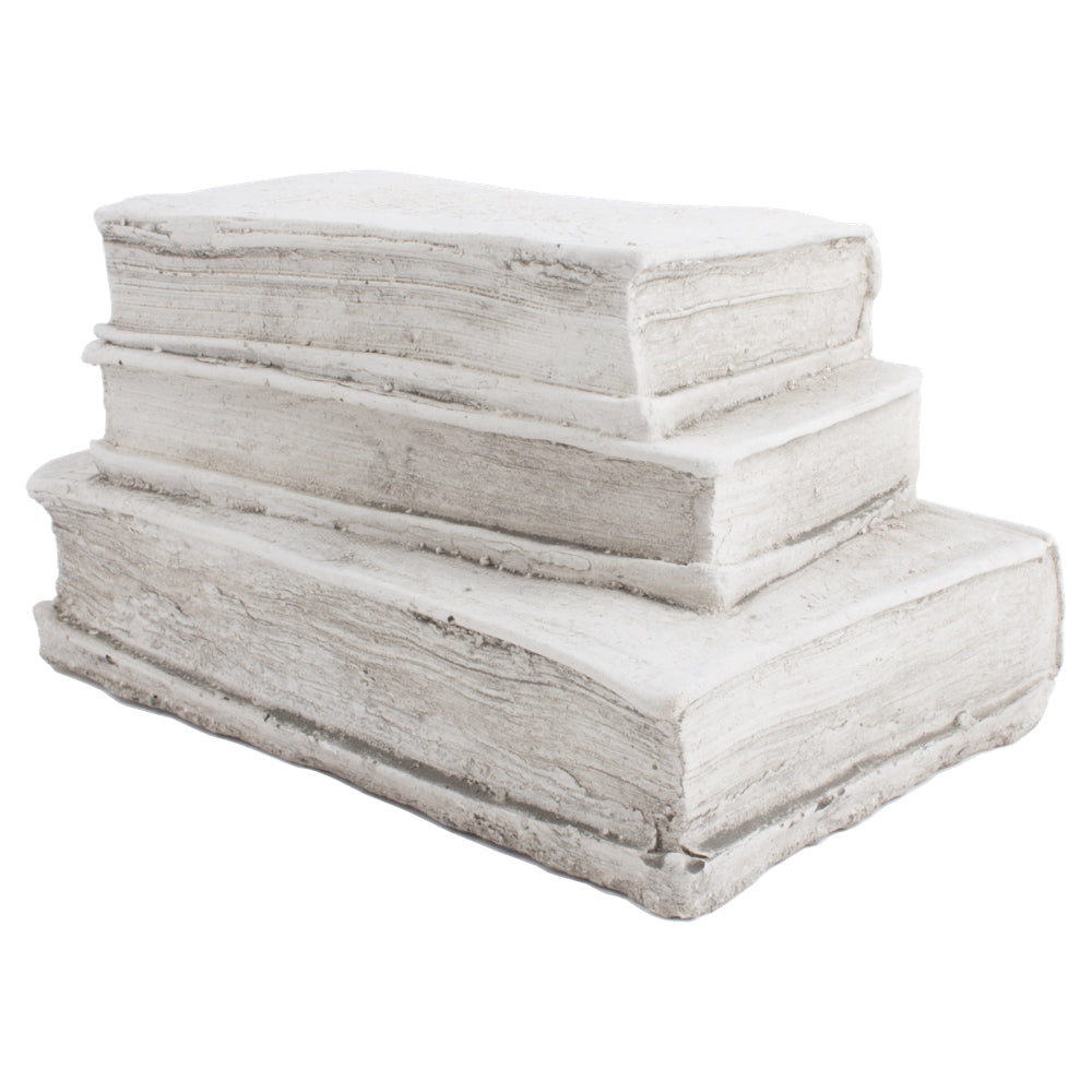 Cast Stone Book - Stack of Books