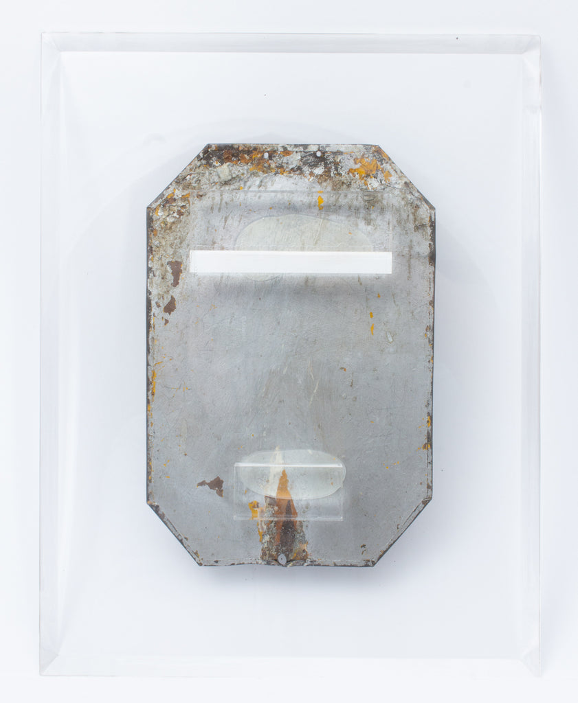 Antique Italian Religious Fragment on Acrylic