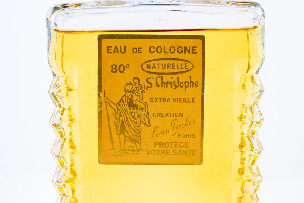 Mid-Century French "Saint Christophe Eau de Cologne" Souvenir