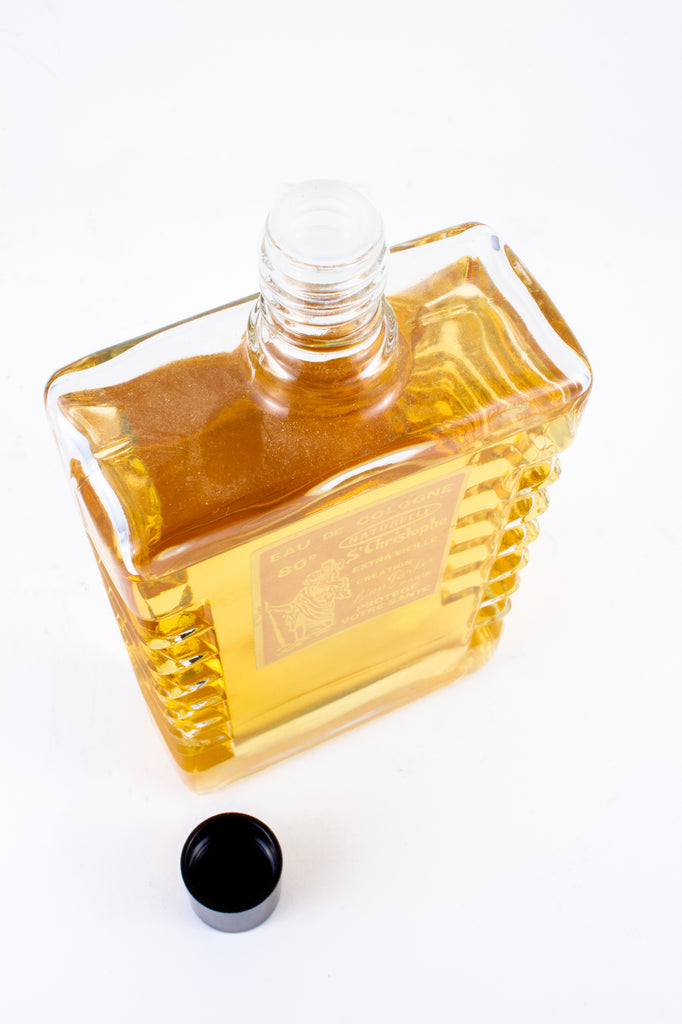 Mid-Century French "Saint Christophe Eau de Cologne" Souvenir
