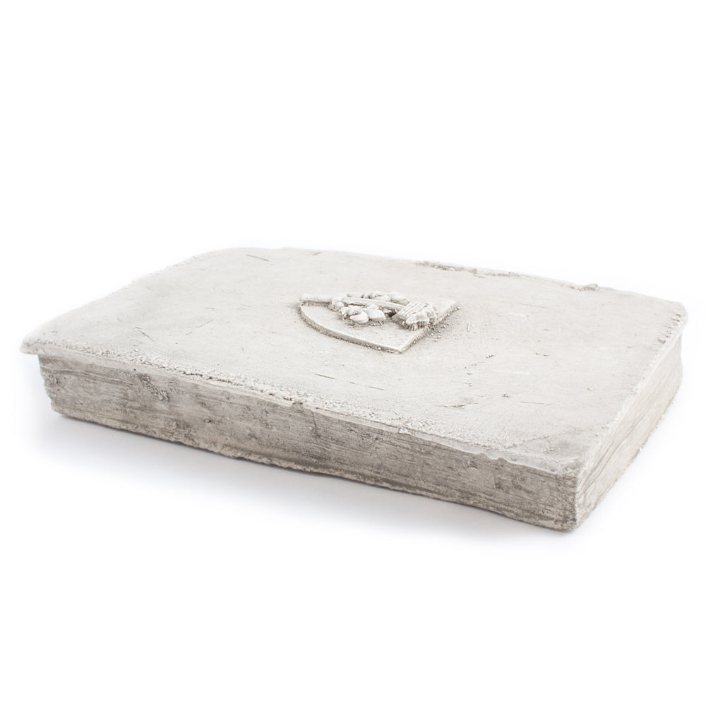 Cast Stone Book - Small Shield Book