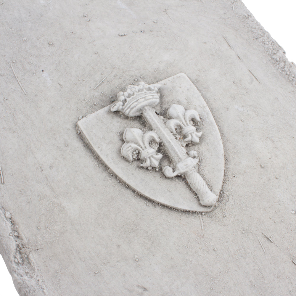 Cast Stone Book - Small Shield Book