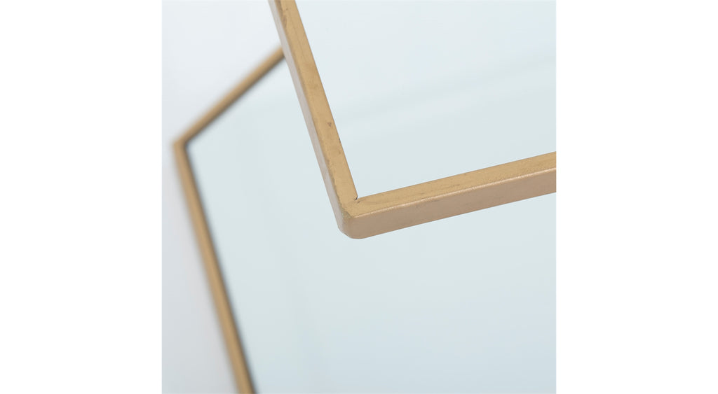 Belgian "Ennia" Mirrored Side Table