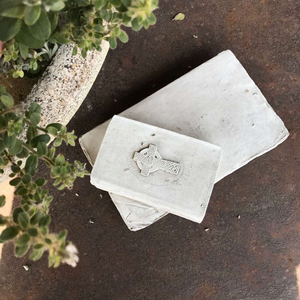 Cast Stone Book - Small Celtic Cross Book