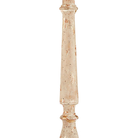 M'recia Italian Carved Eight-Arm Chandelier with Cream Finish