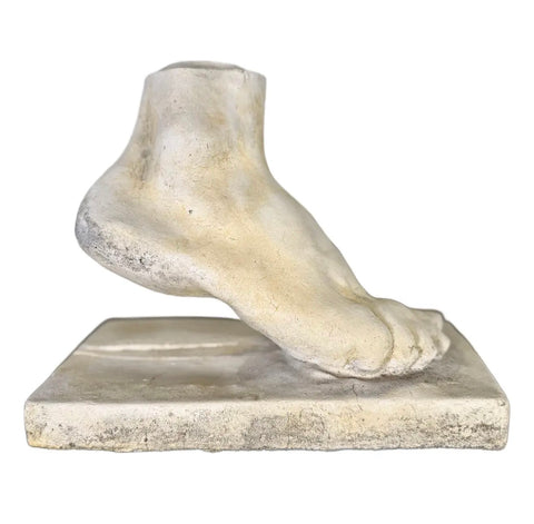 Stone Athlete’s Foot Sculpture