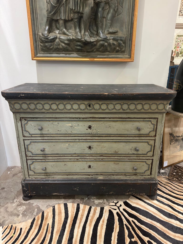 Antique French Painted Commode