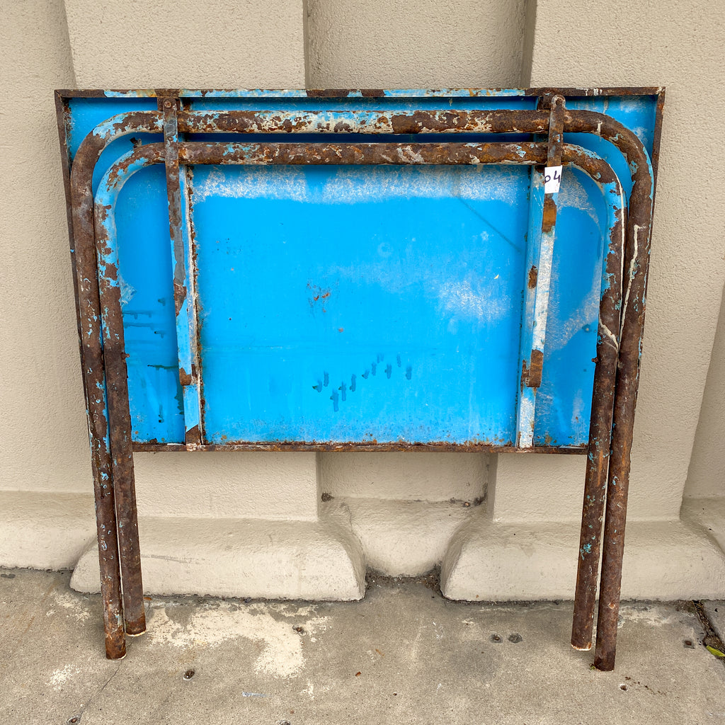 Vintage French Industrial Folding Table