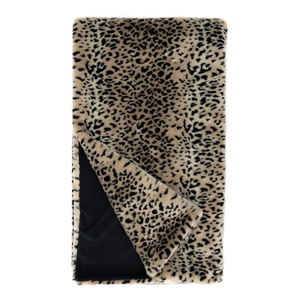 Luxe Faux Cheetah Throw