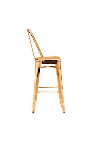 Elio Modern Gold Bar Stool