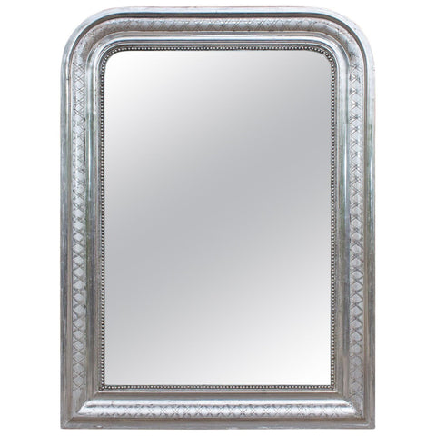 Pair of Antique French Silver Gilt Louis Philippe Mirrors