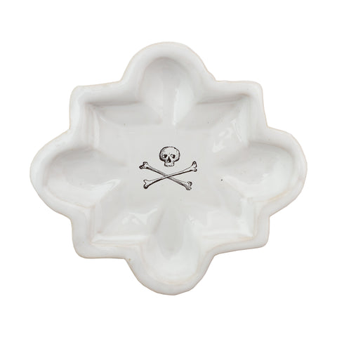 Kühn Keramik Small Asher Tray - Skull & Crossbones