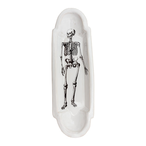 Kühn Keramik Large Long Asher Tray - Skeleton