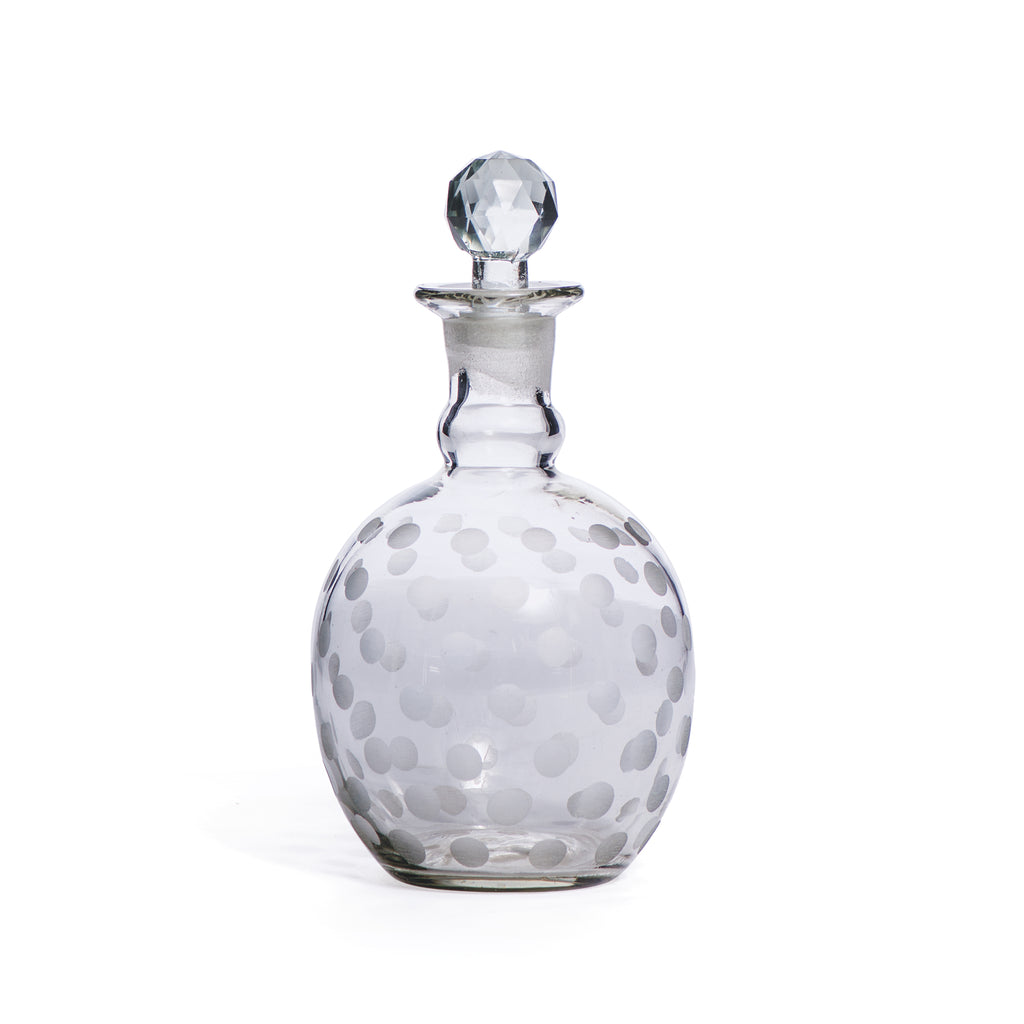 Mars Dotted Glass Decanter