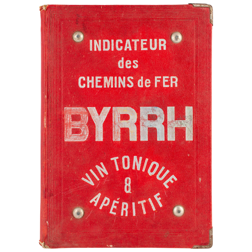 Vintage French Byrrh Aperitif Advertisement Menu Folio