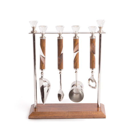 Barkeep Wood & Acrylic Tool Set