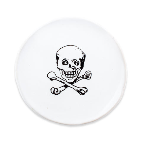 Kuhn Keramik Very Small Plate - Skull & Crossbones