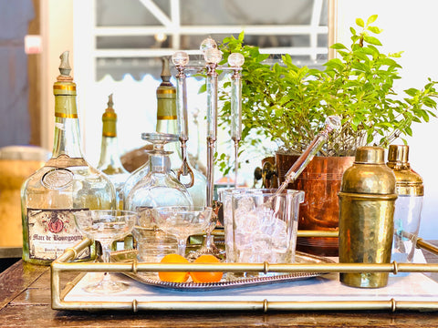 Vintage French Copper Ice Bucket