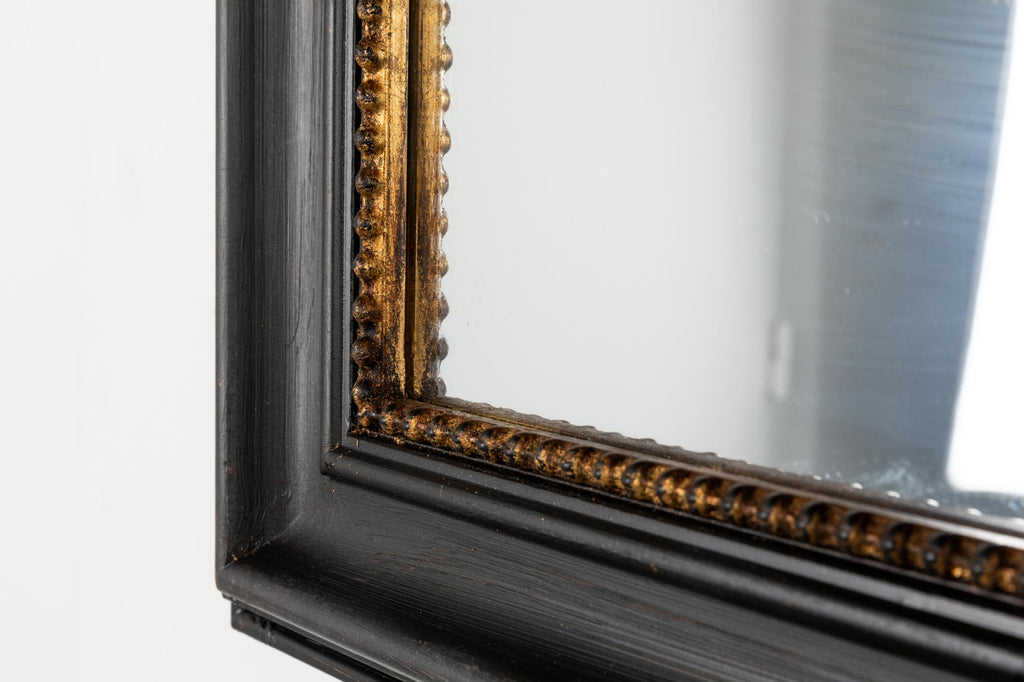 French Louis Philippe Grand Napoleon Mirror in Black