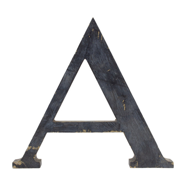 Antique French 12" Tall Cast Iron Letters | More Options Available