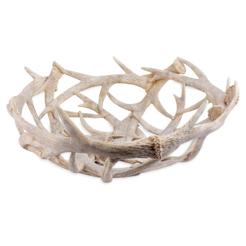 Faux Antler Bowl