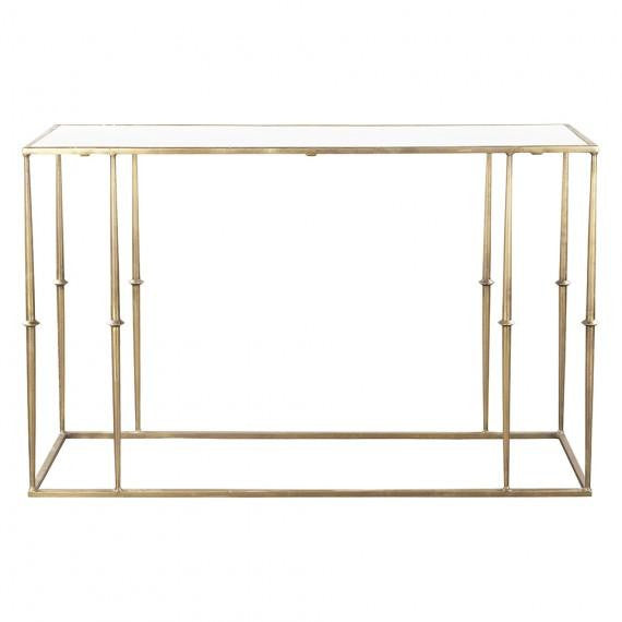 Glam Marble Top Console Table