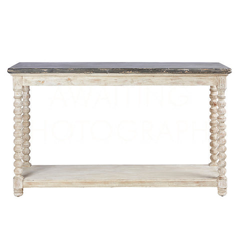 Montreuil Distressed Painted Wood Console