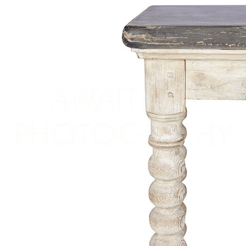Montreuil Distressed Painted Wood Console