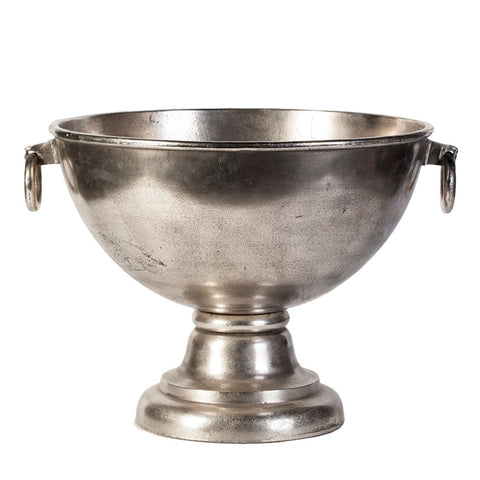 Nickel Plated Oversized Belgian "Andica" Footed Wine Cooler